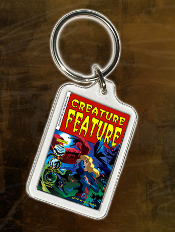 Creature Feature promo keyring